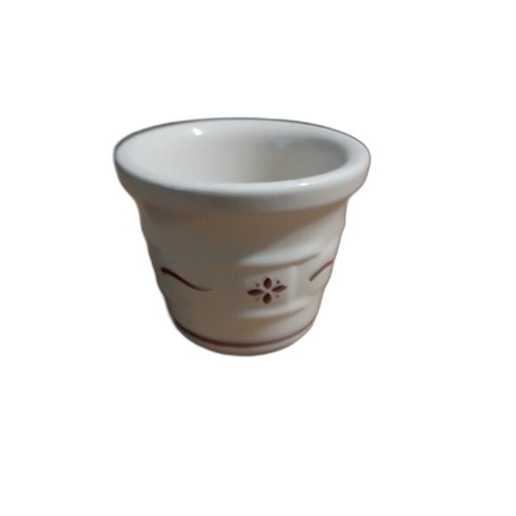 Longaberger Pottery Woven Traditions Votive Candle Holder - Picture 1 of 4